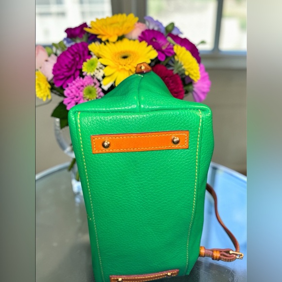 5 peice Dooney & Bourke Green Pebble Leather Satchel bundle - Picture 9 of 13